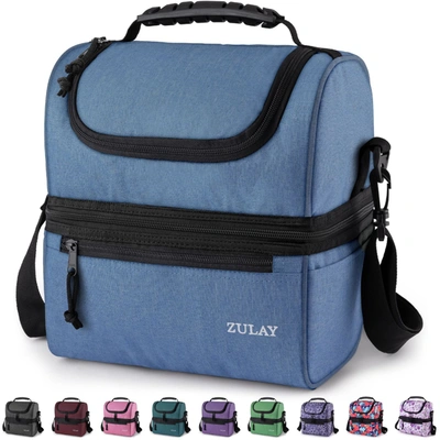 Zulay Kitchen Insulated Tote Lunch Bag Women With Soft Padded Handles