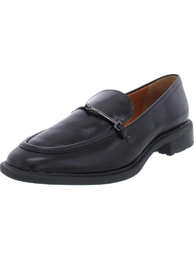 Sarto Franco Sarto Eda Womens Leather Slip On Loafers In Black