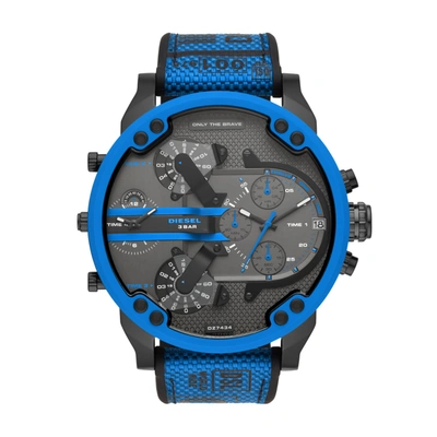 Diesel Men's Mr. Daddy 2.0 Chronograph, Black-tone Stainless Steel Watch In Multi