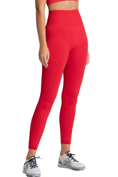 Ava Active Seamless Legging In Red