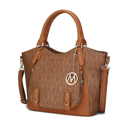 Mkf Collection By Mia K Fula Signature Satchel Handbag In Brown