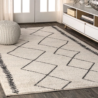 Jonathan Y Zaina Moroccan Beni Souk Area Rug In Grey