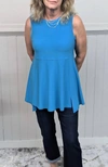 FOCUS FASHION REVERSIBLE TANK TOP IN TURQUOISE