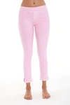 FRENCH KYSS LOW RISE CAPRI IN PINK