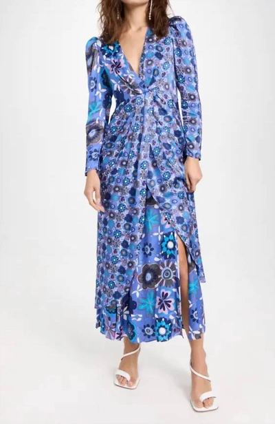 Celia B Blue Kazbek Dress | ModeSens