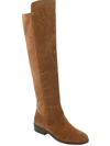 Lucky Brand Calypso Womens Suede Wide Calf Over-the-knee Boots In Brown