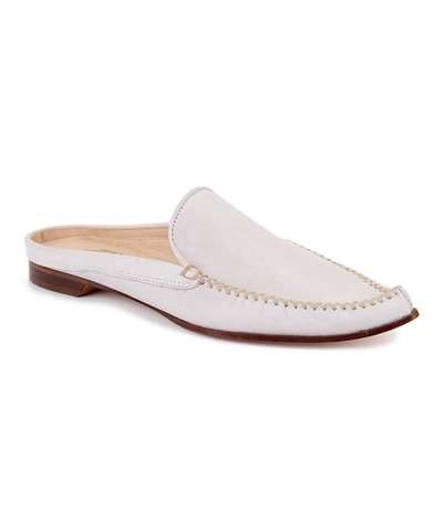 Golo Women's Keaton Leather Sandal In White Leather