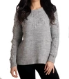 French Kyss Knit Sweater In Gray In Grey