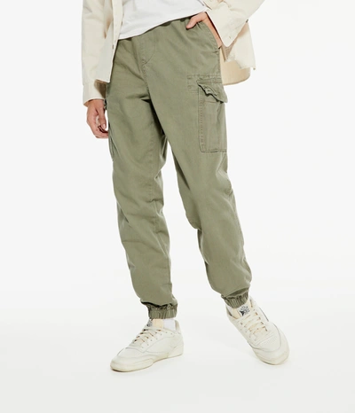 Aéropostale Men's Twill Cargo Joggers In Green