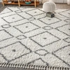 Jonathan Y Mercer Shag Plush Tassel Moroccan Diamond Area Rug