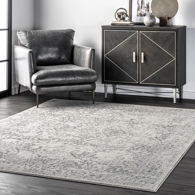 Nuloom Vintage Odell In Silver