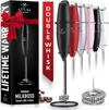 Zulay Kitchen Milk Frother With Batteries Included