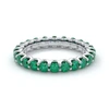 THE ETERNAL FIT 14K 2.53 CT. TW. EMERALD ETERNITY RING