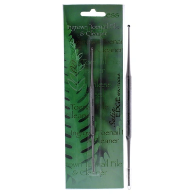 Satin Edge Ingrown Toenail File And Cleaner By  For Unisex - 1 Pc Nail File In Green