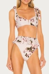 BEACH RIOT BLAIR TOP IN PINK FLORAL