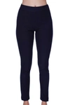 French Kyss High Waisted Leggings In Navy In Blue
