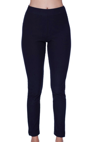 French Kyss Mid Rise Jegging In Navy In Blue