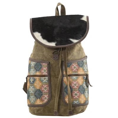 Ohlay The Journey Backpack In Multi In Green