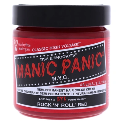 Manic Panic Classic High Voltage Hair Color - Rock N Roll Red By  For Unisex - 4 oz Hair Color