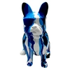 Interior Illusion Plus Interior Illusions Plus Blue Graffiti Dog With Glasses - 8 Tall"