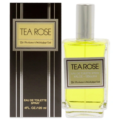 Perfumers Workshop Tea Rose By  For Women - 4 oz Edt Spray