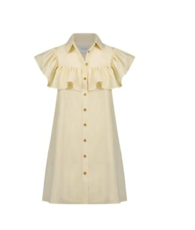 The Shirt Ayla Dress In Cream In Beige