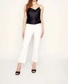 Blue Revival Quinn Raw Hem Straight Ankle Jeans In White