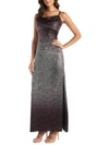 NW NIGHTWAY WOMENS EMBELLISHED MAXI EVENING DRESS