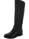 VINCE WOMENS LEATHER PULL ON KNEE-HIGH BOOTS