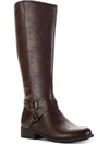 Style & Co Maliaa Womens Faux Leather Riding Knee-high Boots In Multi
