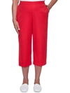 ALFRED DUNNER PETITES ANCHOR'S AWAY WOMENS PULL ON SUIT SEPARATE CAPRI PANTS