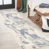 Jonathan Y Marmo Abstract Marbled Modern Gold/gray Runner Rug