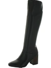 Franco Sarto Tribute Womens Zip Up Square Toe Mid-calf Boots In Black