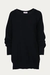 ESLEY COLLECTION FAVORITE SLOUCHY SWEATER IN BLACK
