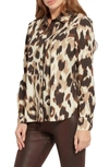 Lyssé Lysse Fashion Connie Slim Button Down Shirt In Beige
