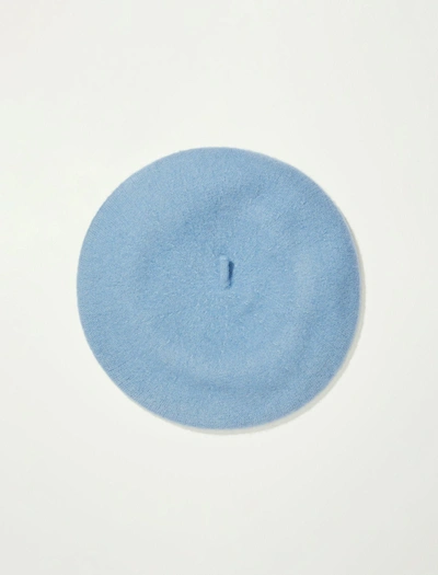 Lucky Brand Wool Beret In Blue