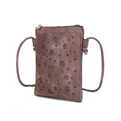 Mkf Collection By Mia K Jana Crossbody Vegan Leather Women's Handbag In Purple