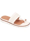 GENTLE SOULS BY KENNETH COLE LAVERN LITE THONG BRAID WOMENS LEATHER SLIP ON THONG SANDALS
