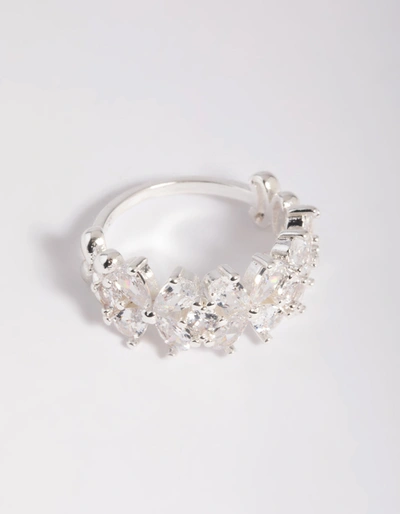 Lovisa Gold Plated Semi-precious Stone Ring Pack In Silver