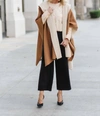 Lyssé Ellery Cape In Camel In Beige