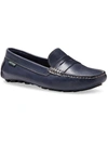 Eastland Patricia Leather Moc Loafer In Navy