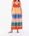 Dear John Denim Kelly Strap Tank Dress In Getaway Stripes In Multi