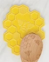 Talisman Designs Ceramic Spoon Rest, Honey Bee Collection, Yellow In Yellow