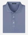 TURTLESON MEN PENDRY LONG SLEEVE OXFORD POLO IN NAVY