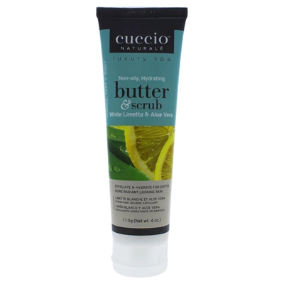 Cuccio Naturale Butter And Scrub - White Limetta And Aloe Vera By  For Unisex - 4 oz Scrub