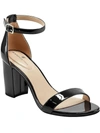 BANDOLINO ARMORY WOMENS PATENT ANKLE STRAP HEELS