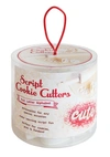 Talisman Designs Script Alphabet Cookie Cutters, Set Of 26, White In White