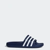 Adidas Originals Adilette Stripe Slide Sandals In Blue