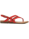 SARTO FRANCO SARTO GRETCHEN WOMENS ADJUSTABLE STRAPPY FLAT SANDALS