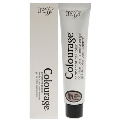 Tressa Colourage Permanent Gel Color - 4na Dark Natural Ash Brown By  For Unisex - 2 oz Hair Color